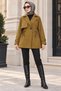 Kruvaze Kapama Trench Coat-Tan