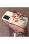 Redmi Note 12 Pro 5g Compatible Silicone Edge Hard Back Case Tulip Pattern Loving Couple Phone Case - 2