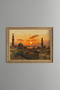 Sunset in Cairo - Vintage Patterned Painting - Fine Model