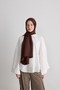 Damask Pattern Silky Jacquard Shawl
