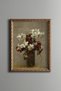 White Daffodils and Wildflowers - Vintage Patterned Painting - Fine Model