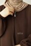 Kevser Umre Double Set Brown - 5