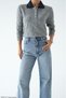 Women's Polo Collar Colorful Buttoned Wool Sweater