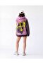 Hooded Detailed Patterned Women's Sweatshirt 7261 - 2