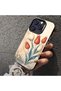 Realme 12 Lite Compatible Silicone Edge Hard Back Case Tulip Patterned Lover Couple Phone Case - 4