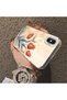 iPhone XS Max Compatible Silicone Edge Hard Back Case Tulip Pattern Loving Couple Phone Case - 4