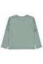 Civil Girls' Basic Sweatshirt |   Lycra Single Jersey Long Sleeve |   School Nursery and Daily Use - Green - 2