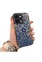 Oppo Reno 14 Pro 5g Compatible Silicone Edge Hard Back Case with Porcelain Pattern Phone Case