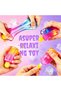 3 Pcs Fruit Ice Cream Squeeze Squishy Toy,Summer Party Favors for Kids Adults,Soft Sensory Fidget Toy for 3+ Year Boys Girls,Stress & Anxiety Relief,Birthday Gift(Random Colour) - 3