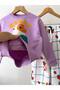 Girl's Berry Cute Printed Sweatshirt & Checkered Patterned Pants Tracksuit Set - 4