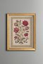 Embroidered Floral Motif - Vintage Patterned Painting - Fine Model
