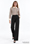 Contrast Long Sleeve Slim Fit Buttoned Shirt - 3