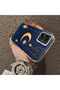 Samsung Galaxy A06 Compatible Silicone Edge Hard Back Case Crescent and Star Pattern Phone Case - 4