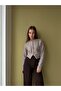Belly-Cut, Button-Front, Ribbed Knit Cardigan - 4