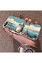 iPhone 8 Plus Compatible Silicone Edge Hard Back Case Galata Tower Patterned Phone Case - 2