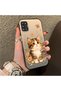 Samsung Galaxy A31 Compatible Silicone Edge Hard Back Case Cat Pattern Loving Couple Phone Case - 3