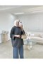 Women's Oversize Basic Sweatshirt Tunic - Anthracite - 2
