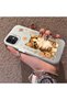 iPhone 11 Compatible Silicone Edge Hard Back Case Cat Pattern Loving Couple Phone Case - 2
