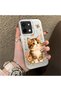 Vivo Y28 Compatible Silicone Edge Hard Back Case Cat Pattern Loving Couple Phone Case - 3