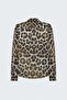 Leopard Patterned Classic Shirt - Brown - 4