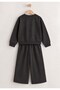 Thin Seasonal Sweatshirt Set 2-8 Years Anthracite - 2