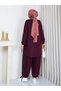 İkili Takım Gizem Oversize Side-Tie Shalwar - 4