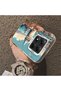 Poco X7 Compatible Silicone Edge Hard Back Case Galata Tower Patterned Phone Case - 4