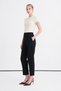 High Waisted Carrot Cut Black Trousers 0199 - 3