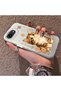 iPhone 16E Compatible Silicone Edge Hard Back Case Cat Pattern Lover Couple Phone Case - 2