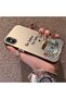 iPhone XS Max Compatible Silicone Edge Hard Back Case Turkish Coffee Patterned Phone Case - 2