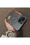 iPhone 15 Plus Compatible Silicone Edge Hard Back Case Line Art Patterned Phone Case - 4