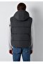 Removable Hooded Regular Fit Inflatable Men's Vest - 2