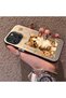 For iPhone 16 Pro Compatible Silicone Edge Hard Back Case Cat Pattern Lover Couple Phone Case - 2