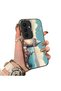 Samsung Galaxy S25 Fe Compatible Silicone Edge Hard Back Case Galata Tower Patterned Phone Case