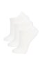 3-Pack Cotton Sneaker Socks (Ns)