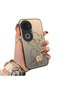 Vivo V50 Compatible Silicone Edge Hard Back Case Line Art Patterned Phone Case