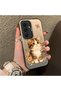 Samsung Galaxy S25 Fe Compatible Silicone Edge Hard Back Case Cat Pattern Lover Couple Phone Case - 3