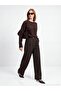 10886 Wool Blend Crew Neck Sweater-Dark Brown