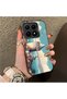 Mi 15t 5g Compatible Silicone Edge Hard Back Case Galata Tower Patterned Phone Case - 3