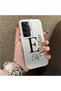 Realme C75 Compatible Silicone Edge Hard Back Case Letter E Patterned Couple Phone Case - 3