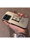 Redmi K90 5g Compatible Silicone Edge Hard Back Case Letter E Patterned Couple Phone Case - 2