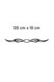 Car Windshield Sticker 120cm X 10 cm White - 2