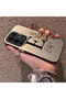 For Infinix Note 50 Pro 4g Compatible Silicone Edge Hard Back Case Letter E Patterned Couple Phone Case - 2
