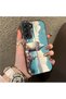 Samsung Galaxy S21 Fe Compatible Silicone Edge Hard Back Case Galata Tower Patterned Phone Case - 3