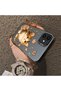 iPhone 11 Compatible Silicone Edge Hard Back Case Cat Pattern Loving Couple Phone Case - 4