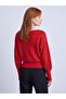 10857 Boat Neck Soft Textured Sweater-Red - 2