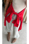 Premium Trend Oversize Red Striped Shirt - 5