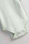 Newborn and Baby Envelope Collar Bodysuit 100% Cotton - 2