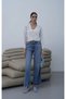 V-Neck Buttoned Knitwear Cardigan Ecru - 3