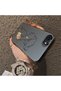 iPhone Se 2022 Compatible Silicone Edge Hard Back Case Line Art Patterned Phone Case - 4